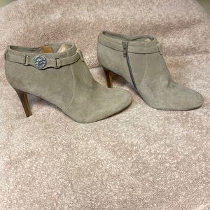 Coach Tan Suede Booties